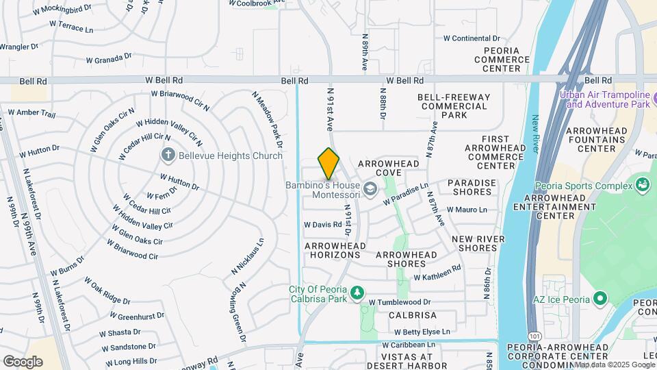 9151 W Kings Ave Map and Location Details