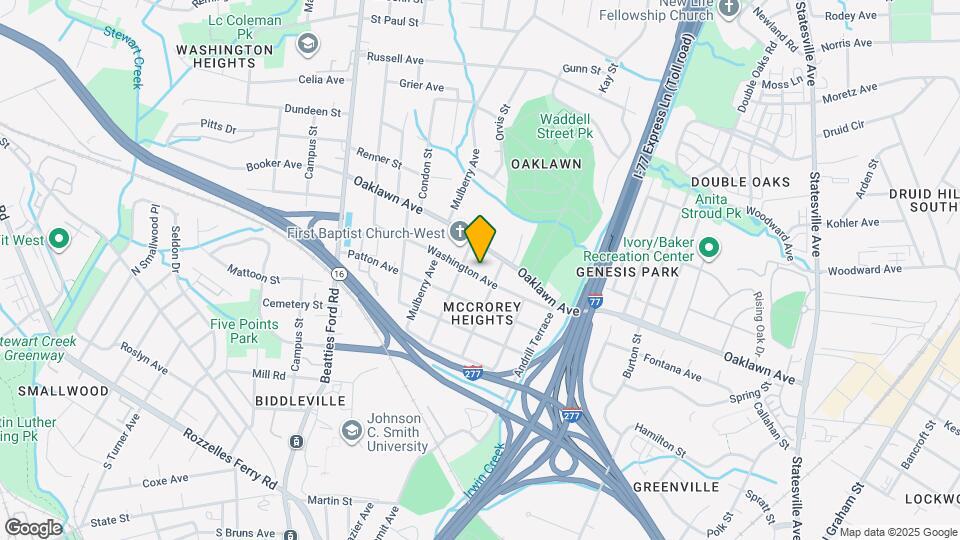 1712 Washington Ave Map and Location Details