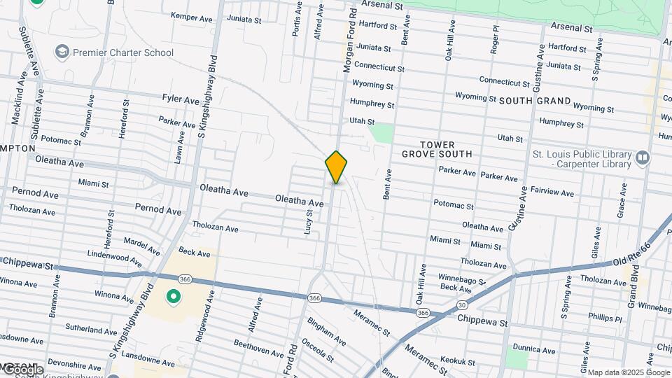 4305 Potomac St Map and Location Details