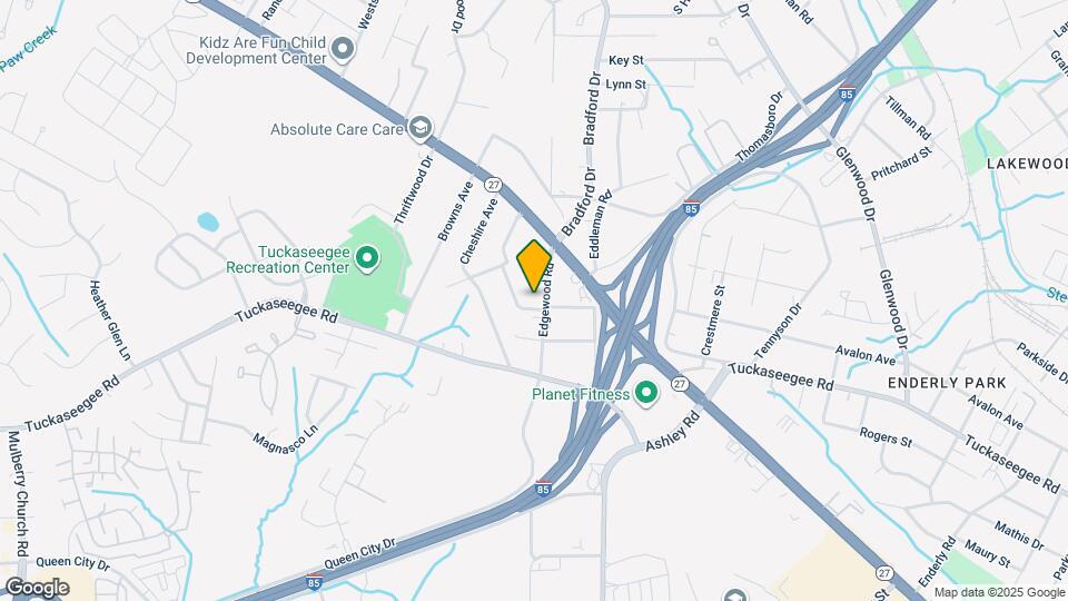 1256 Edgewood Rd Map and Location Details