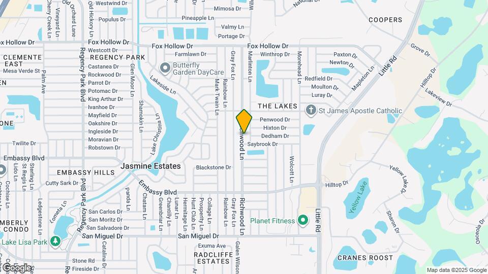 9504 Richwood Ln Map and Location Details