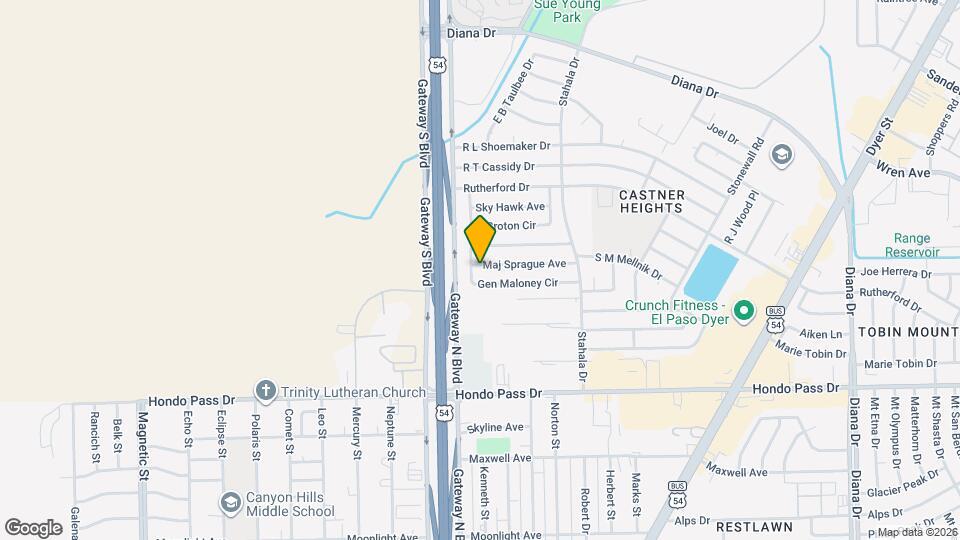 4504 Maj Sprague Ave Map and Location Details
