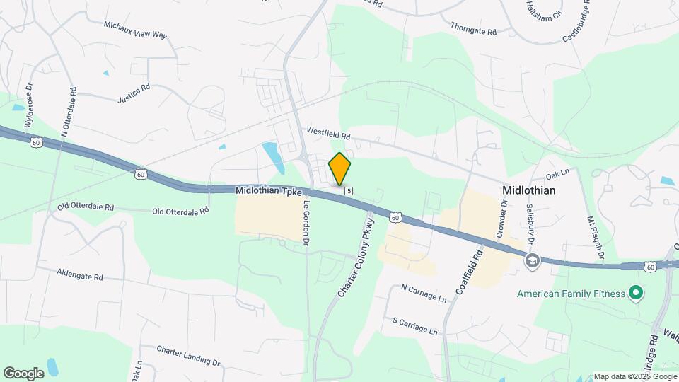 14008 Midlothian Tpke, Unit 206 Mapa y Detalles de la Ubicación