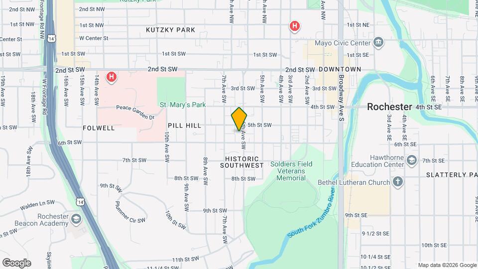 517 6th Ave SW Map and Location Details