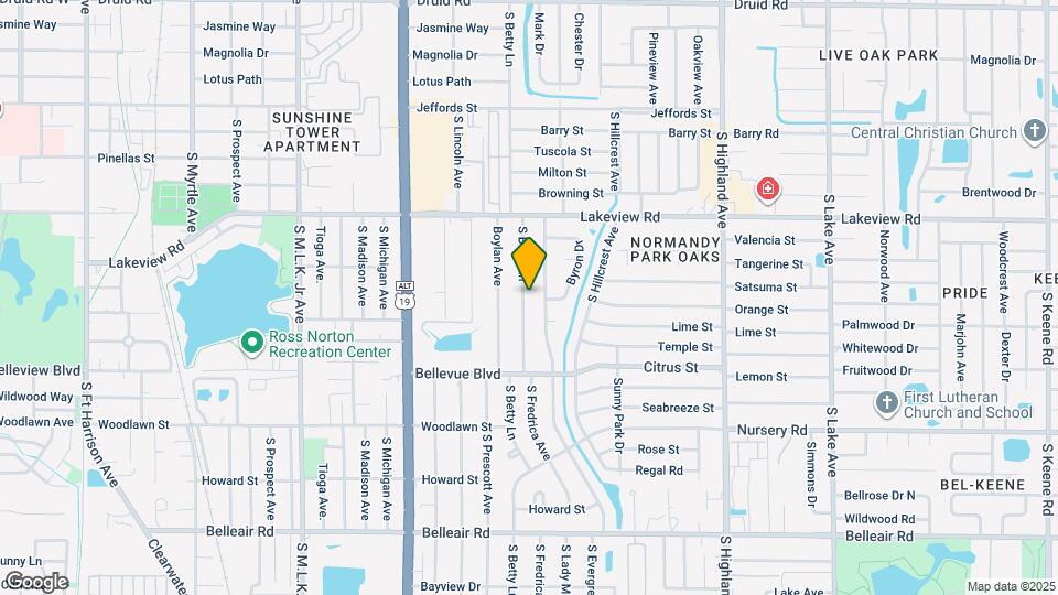 1357 S Betty Ln Map and Location Details