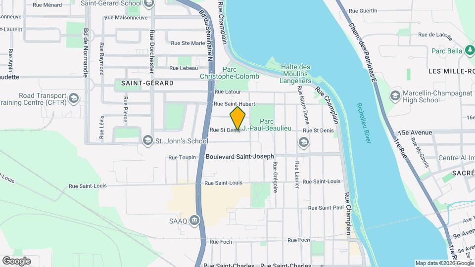 192-196 Saint-Denis Rue Map and Location Details