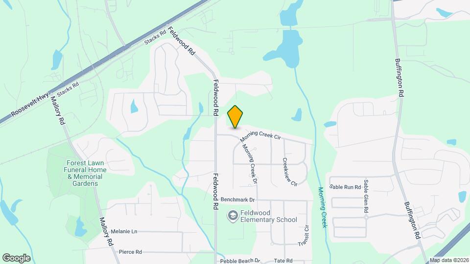 3865 Morning Creek Dr Map and Location Details