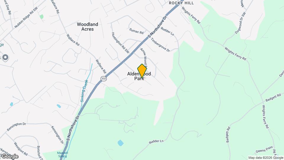 1505 Aldenwood Ln Map and Location Details