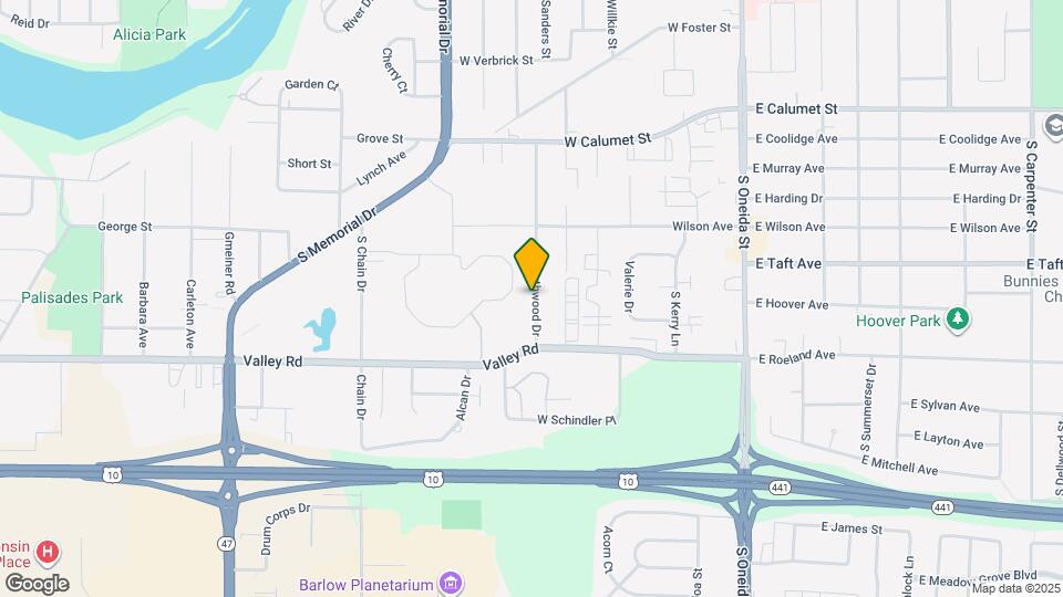 2545 Southwood Dr Map and Location Details