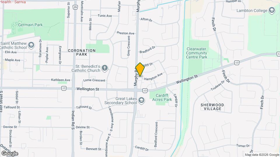 219-300 Hampton Ave Map and Location Details