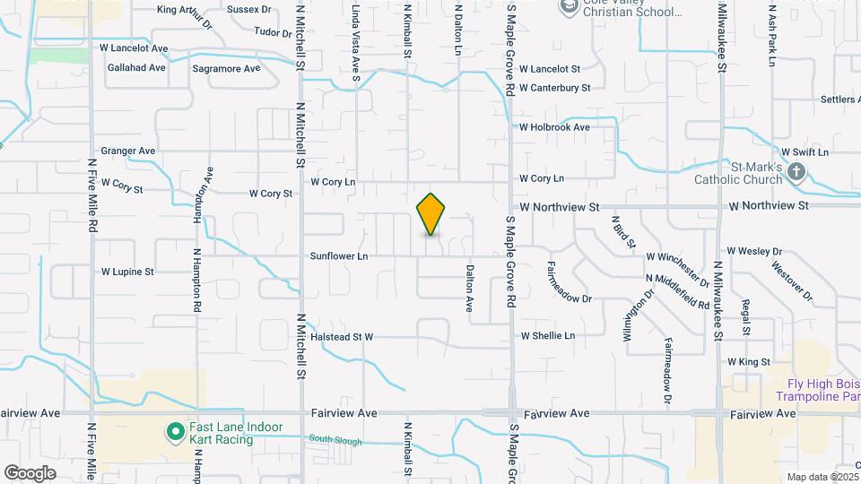 2256 N Pawnee Ln Map and Location Details