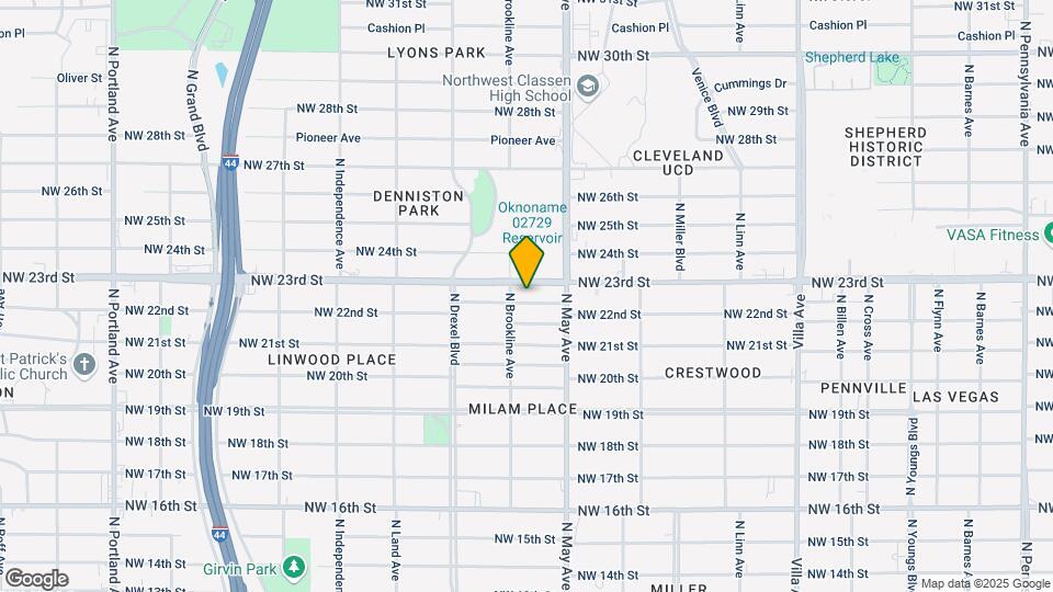 2927 NW 22nd St Map and Location Details