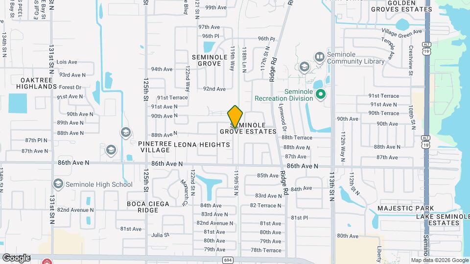 8875 Orange Blossom Dr Map and Location Details