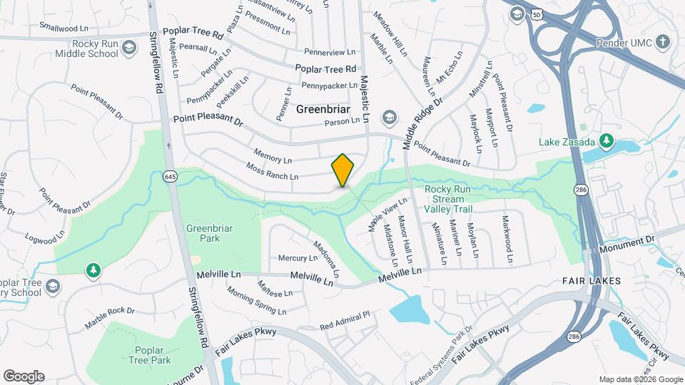 4325 Majestic Ln Map and Location Details