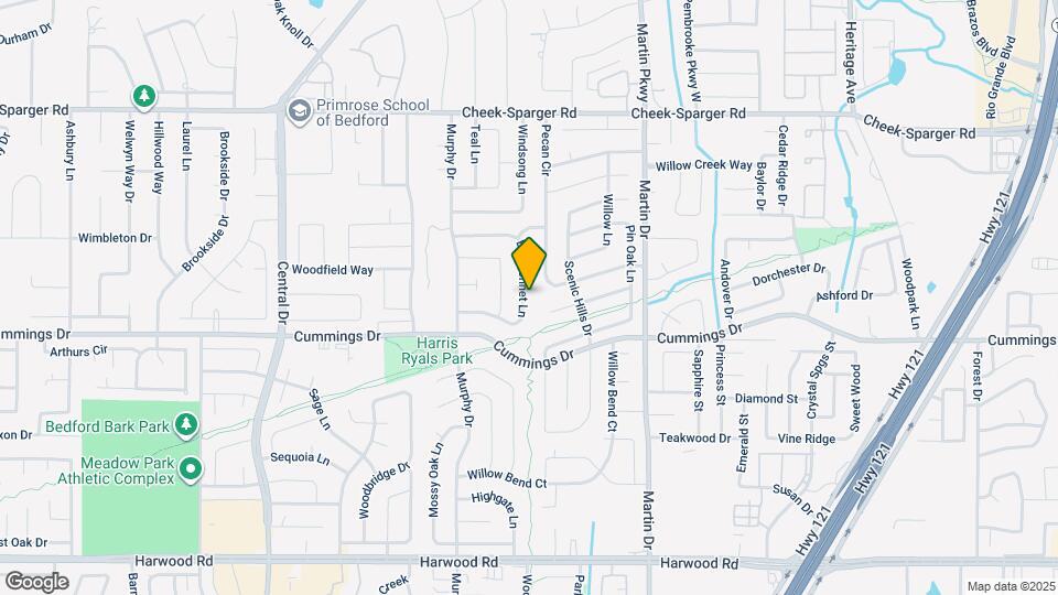 3008 Bluebonnet Ln Map and Location Details