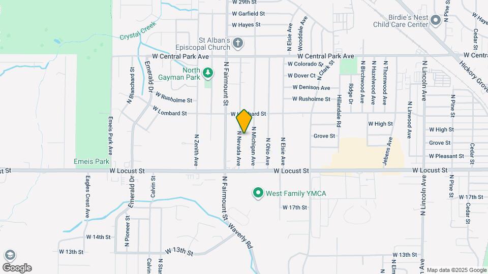 2031 N Nevada Ave Map and Location Details