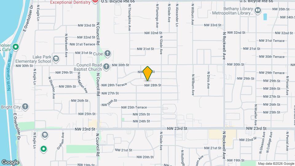 7609 NW 28th St Map and Location Details