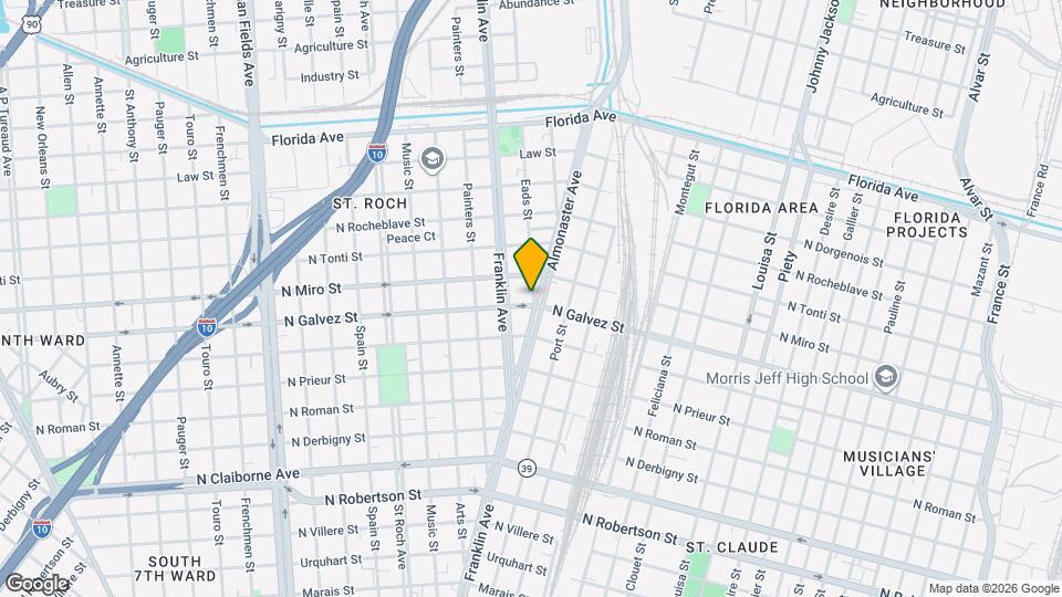 2108 Eads St Mapa y Detalles de la Ubicación