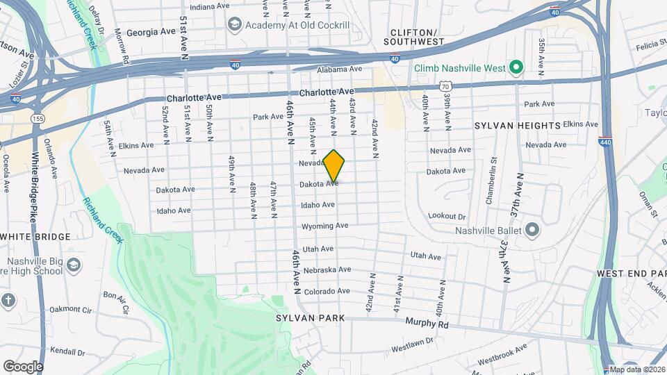 4401 Dakota Ave Map and Location Details