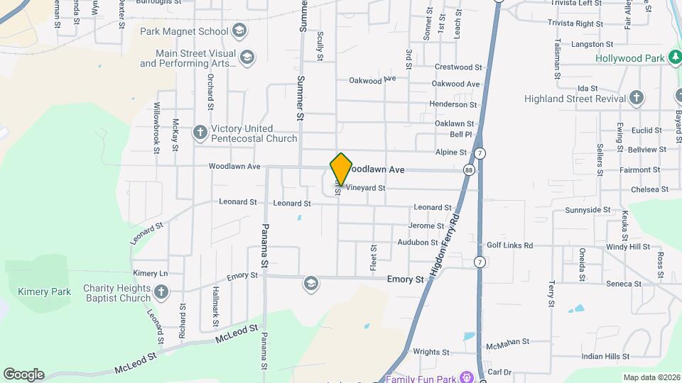 363 Vineyard St Map and Location Details