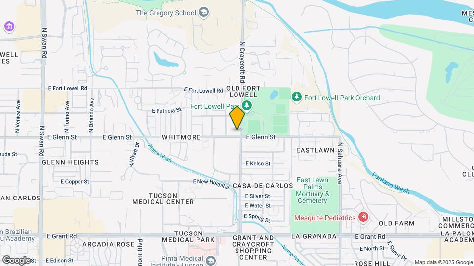 2805 N Craycroft Rd, Unit 2805 Map and Location Details