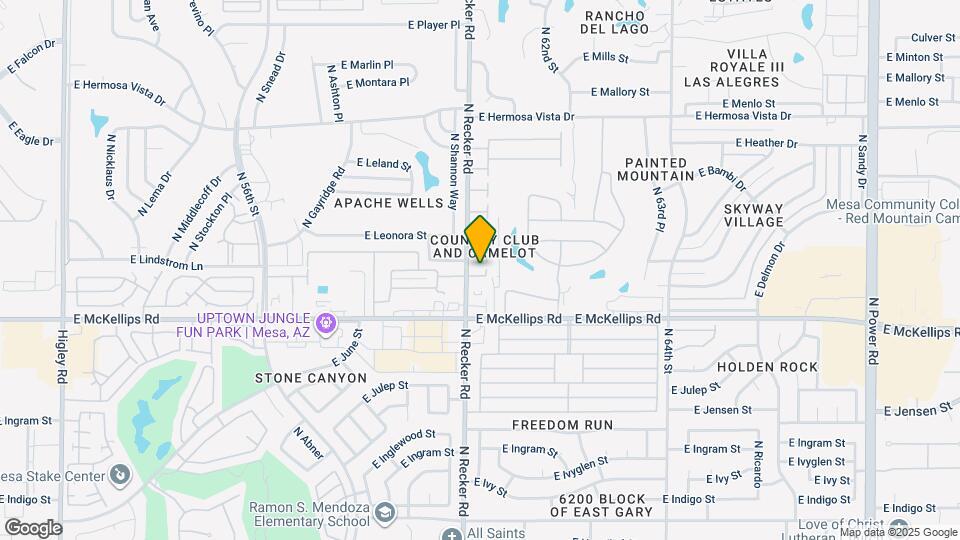 2061 N Recker Rd Map and Location Details