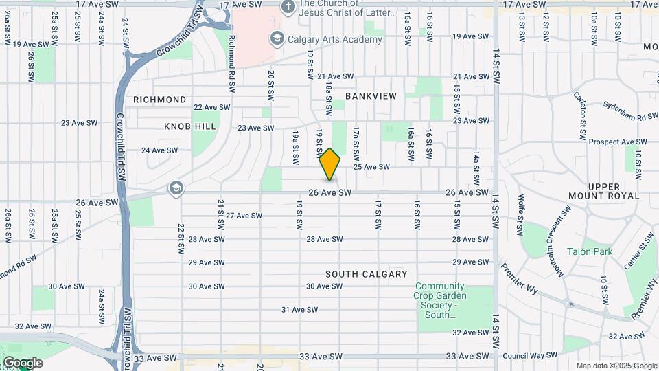1908 26 Av SW Map and Location Details