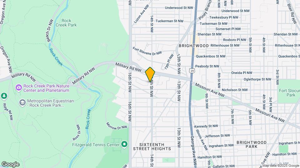 1400 Oglethorpe St NW Map and Location Details