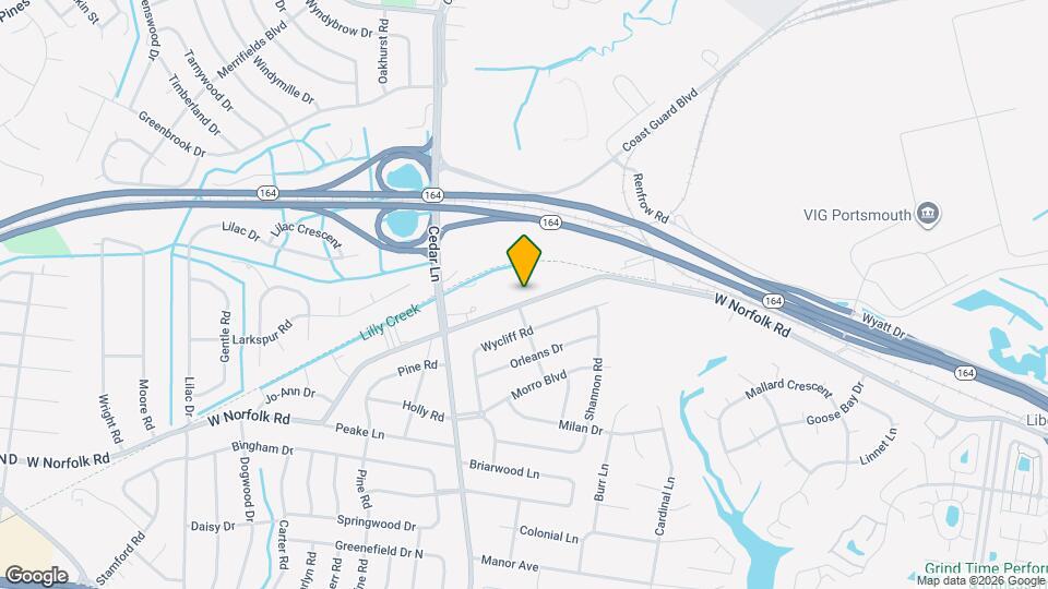 4834 W Norfolk Rd Map and Location Details