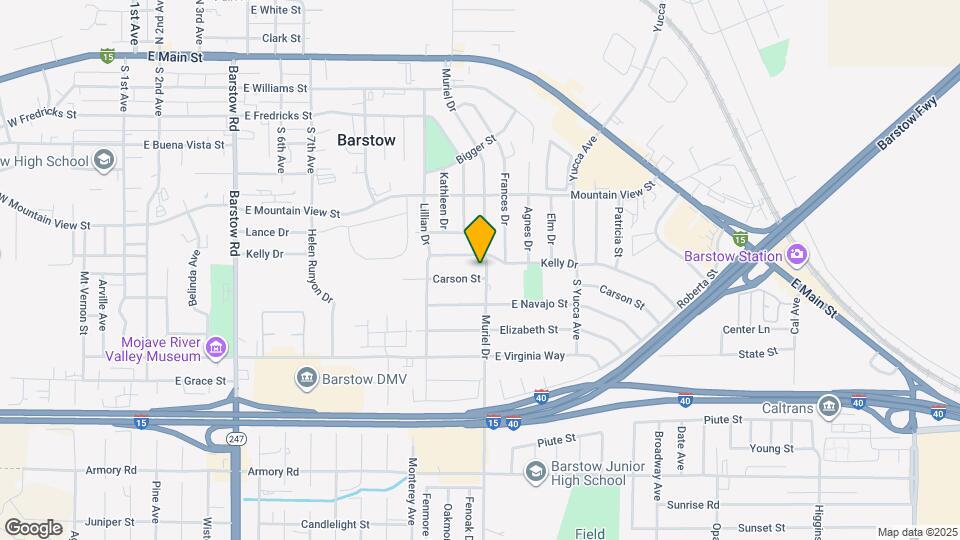 945 Carson St Map and Location Details