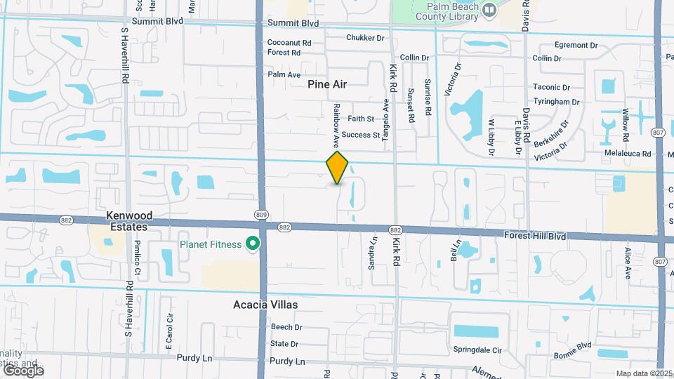 1720 Forest Lakes Cir Map and Location Details