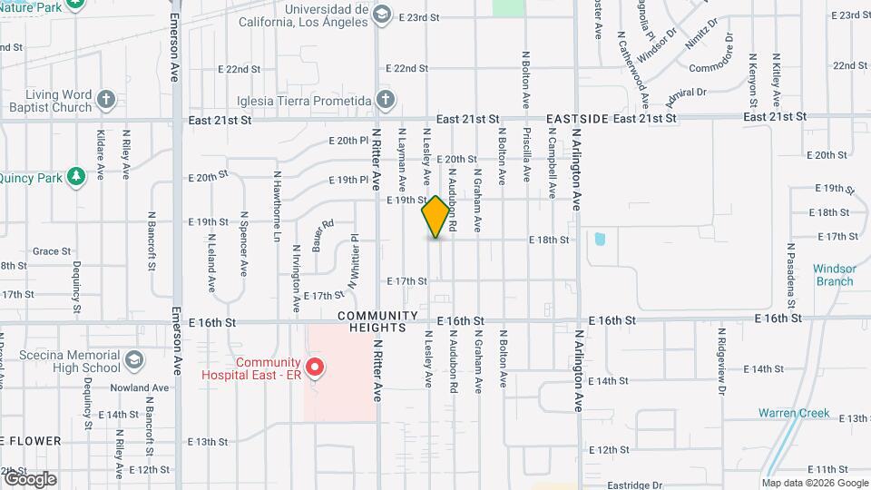 5623 E 18th St Map and Location Details