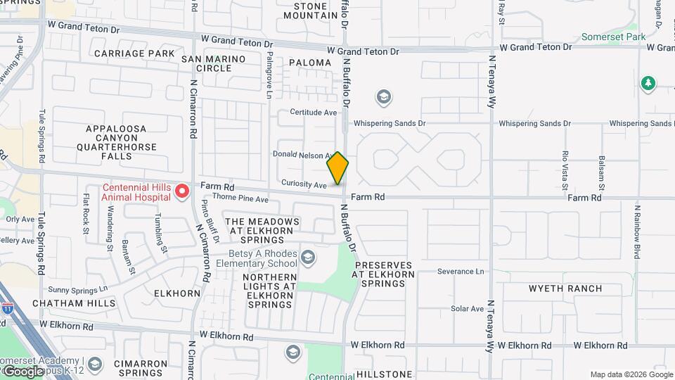 7601 Curiosity Ave Map and Location Details