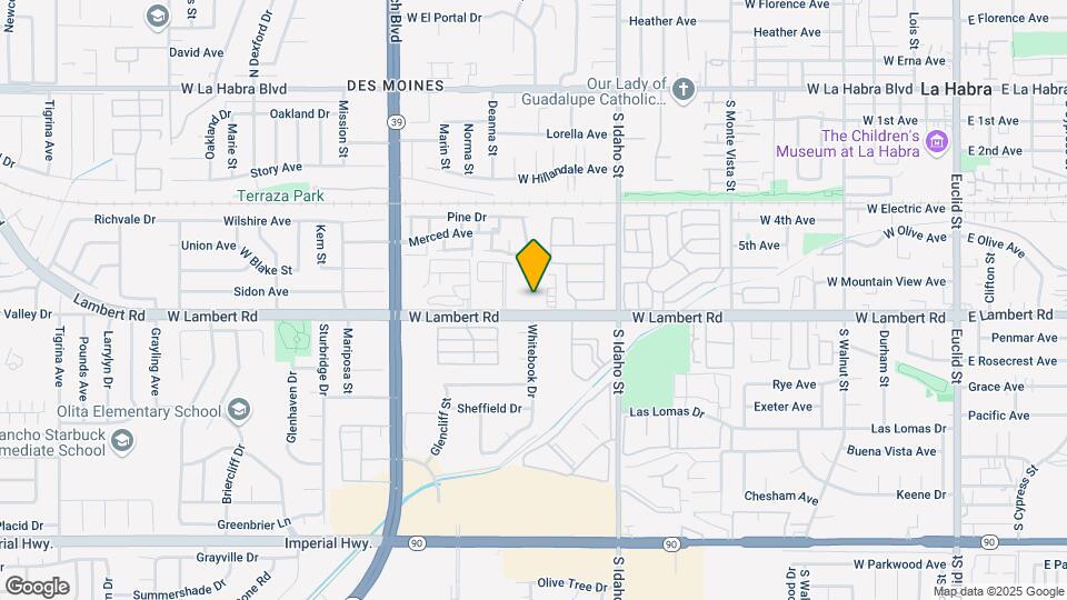 1507 W Lambert Rd Map and Location Details