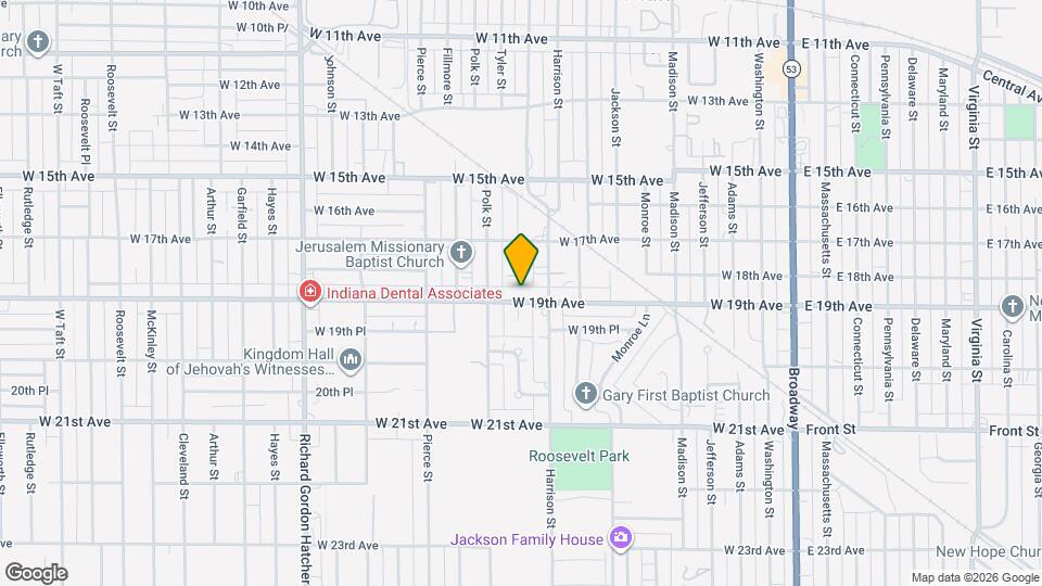 840 W 19th Ave Map and Location Details