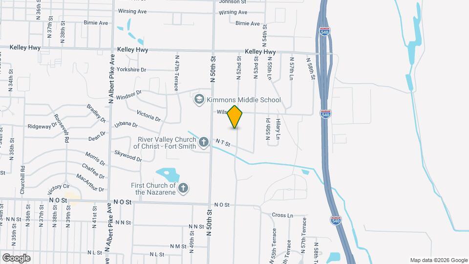 2103 N 52nd St Map and Location Details