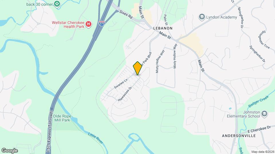 540 Georgia Way Map and Location Details