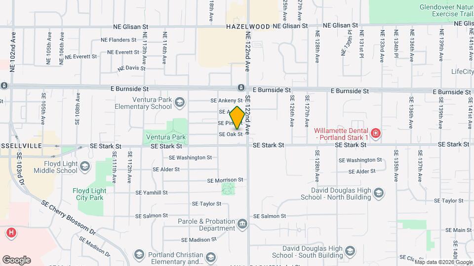 12073 SE Oak St Map and Location Details