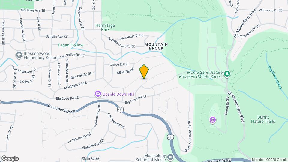2214 Briarcliff Rd SE Map and Location Details