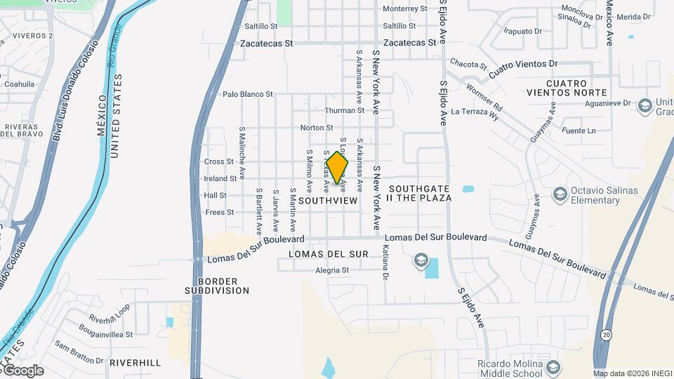 3310 S Louisiana Ave Map and Location Details