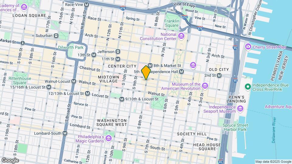 108 S 8th St Map and Location Details