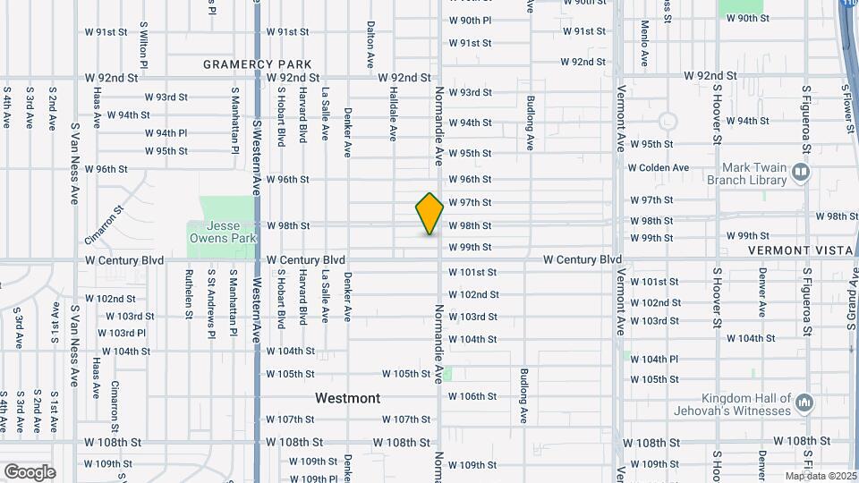 1413 W 99th St Mapa y Detalles de la Ubicación