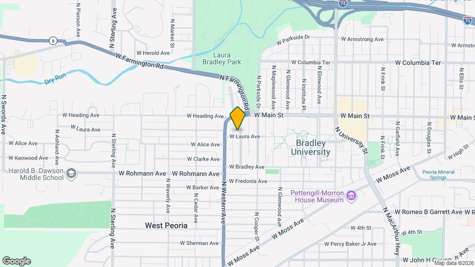 905 N Rebecca Pl Map and Location Details