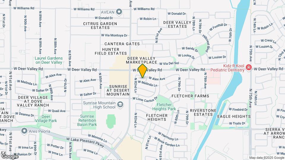 8238 W Melinda Ln Map and Location Details