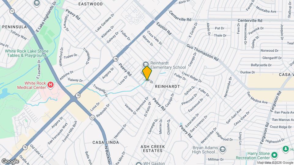 10020 Redondo Dr Map and Location Details