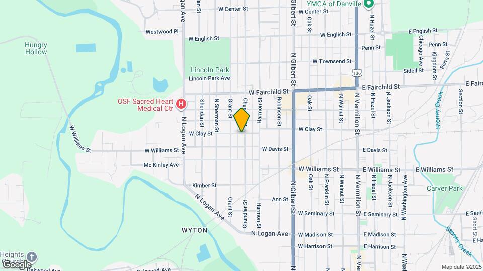 624 Chandler St Map and Location Details