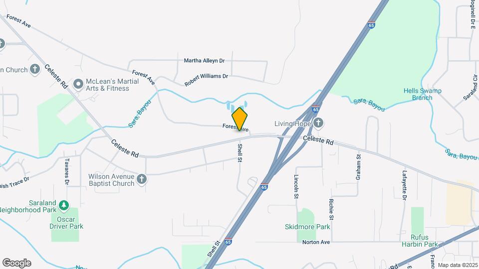 912-915 Celeste Rd Map and Location Details