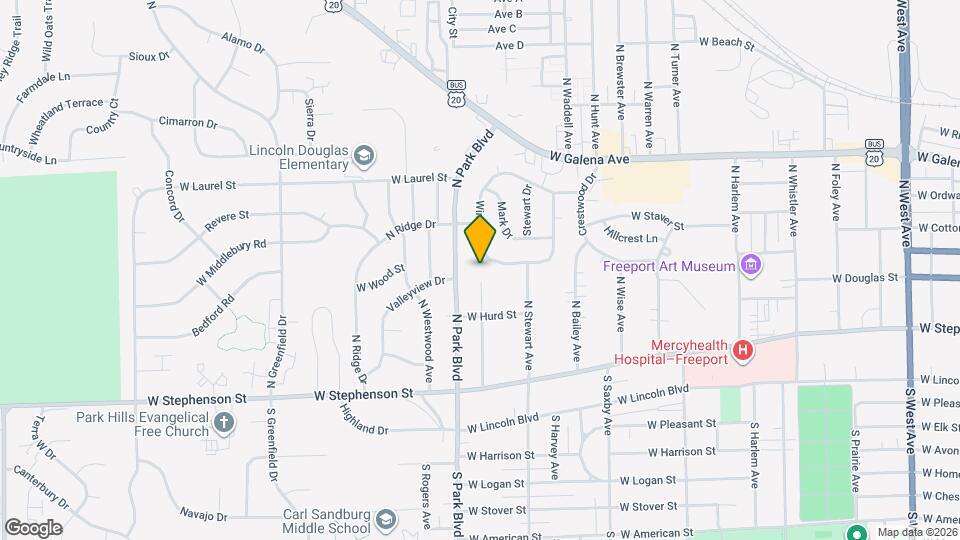 1462 Winter Dr Map and Location Details