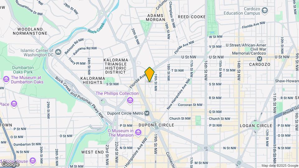 1933 S St NW Map and Location Details