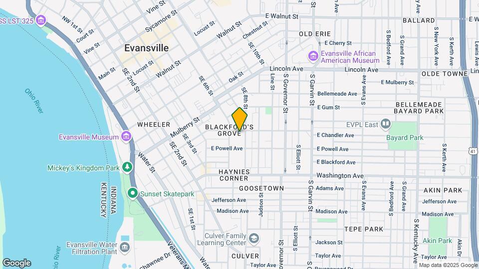 117 E Chandler Ave Map and Location Details